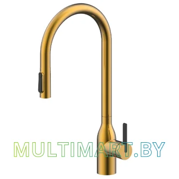 Смеситель Paulmark Universal Un213880-BG (брашированное золото)